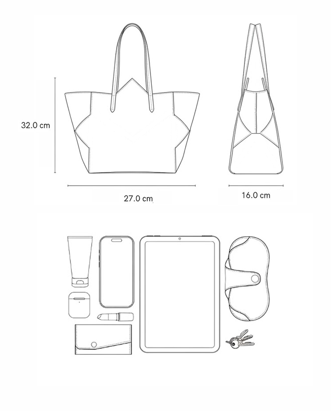 The Zellige tote bag